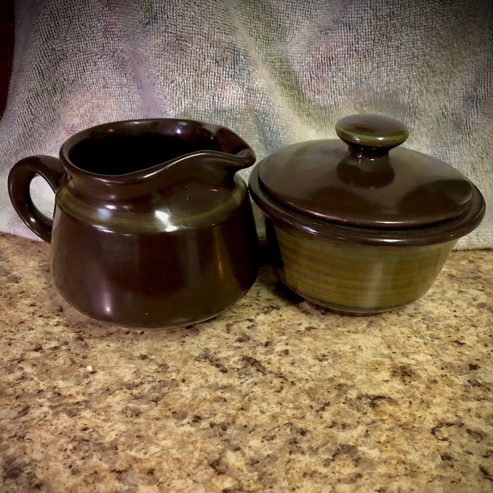Franciscan Creamer & Sugar